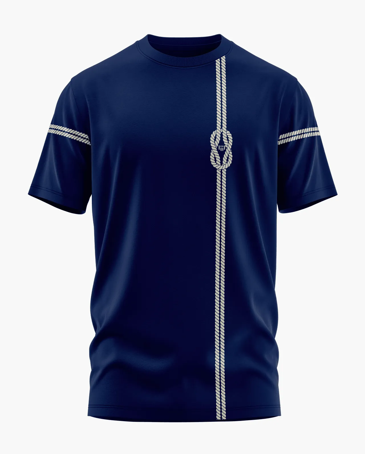 Square Knot Rope Vertical Signature LuxeSoft Cotton T-Shirt