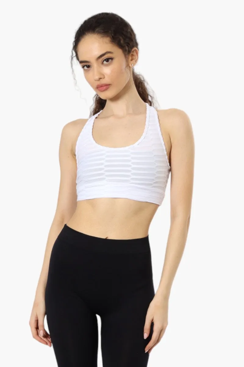 Toxika Basic Waffle Tank Top - White